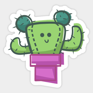 Cactus Family - Teen Girl Sticker